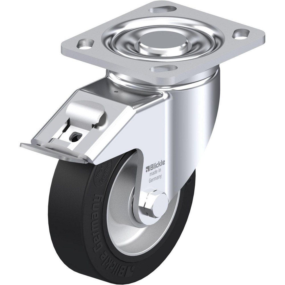 Top Plate Casters, Mount Type: Plate , Number of Wheels: 1.000 , Wheel Diameter (Inch): 8 , Wheel Material: Polyurethane , Wheel Width (Inch): 2  MPN:904378