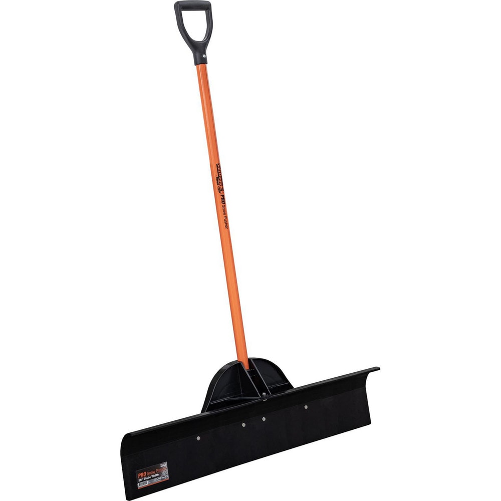 Snow Shovels & Scrapers, Product Type: Pusher Shovel , Ergonomic Design: Yes , Handle Type: Ergonomic , Handle Material: Fiberglass , Blade Material: UHMW  MPN:9001036