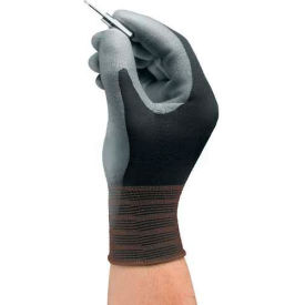 HyFlex® Lite Polyurehtane Coated Gloves Ansell 11-600 Size 11 Black/Gray 1 Pair - Pkg Qty 12 205670