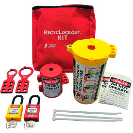 ZING RecycLockout Lockout Tagout Kit 11 Component Plug Lockout 7121 7121