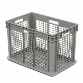 GoVets™ Mesh Straight Wall Container 23-3/4