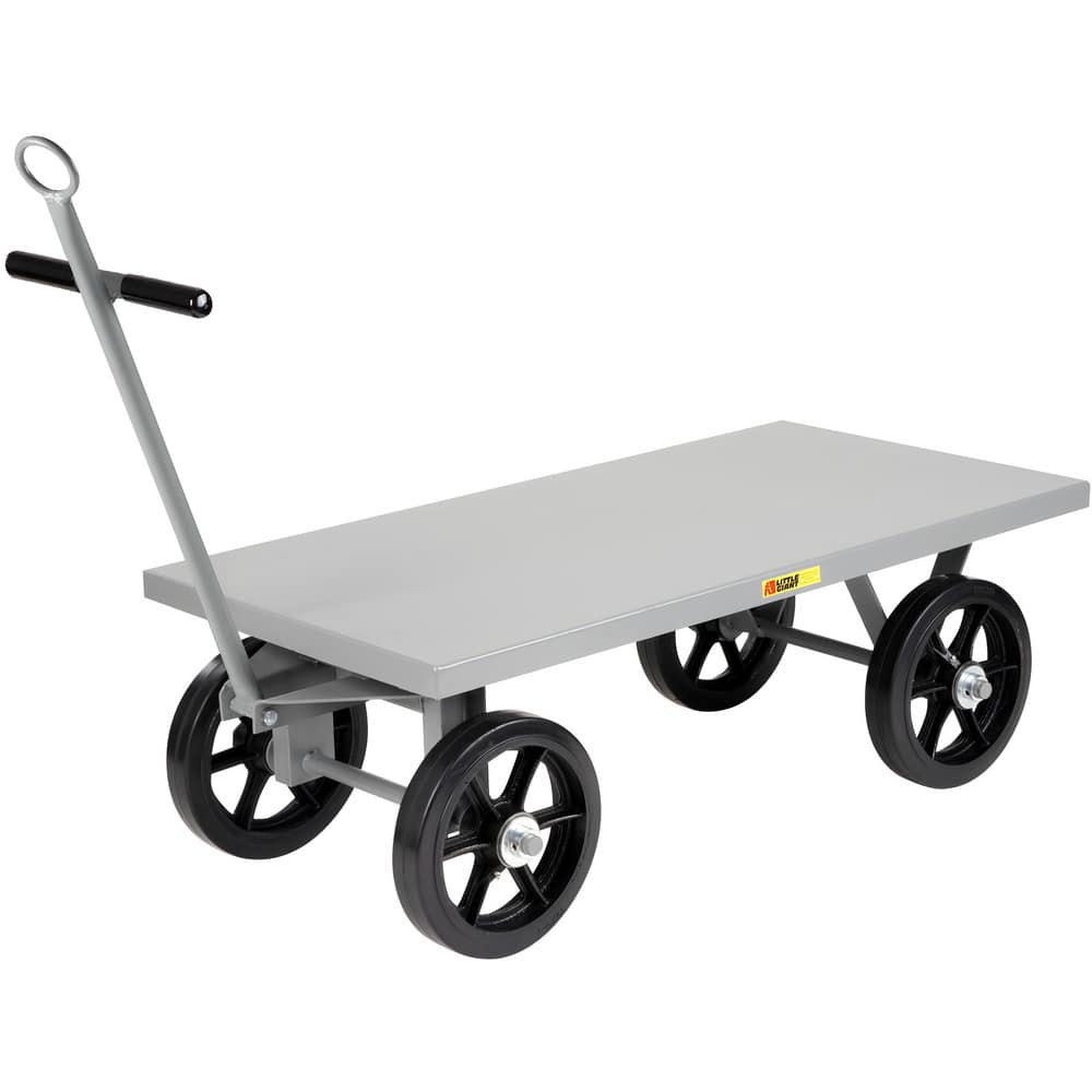 Bar, Panel & Platform Trucks, Type: Heavy-Duty Wagon Truck , Load Capacity (Lb. - 3 Decimals): 3500.000 , Body Material: Steel , Height (Inch): 18  MPN:CH243612MRFSDCR