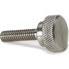 Precision Thumb Screw w/ Shoulder - M6 x 1.0 - 19mm Thread - 12.7mm Head Dia. - Stainless - Pkg of 5 4611