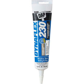 DAP® DYNAFLEX 230® 100 Waterproof WindowDoor & Trim Sealant -5.5 oz. Clear - 7079818860 - Pkg Qty 15 7079818860