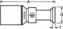 Hydraulic Hose Split Flange Straight Fitting: MPN:4S16FL12-BG