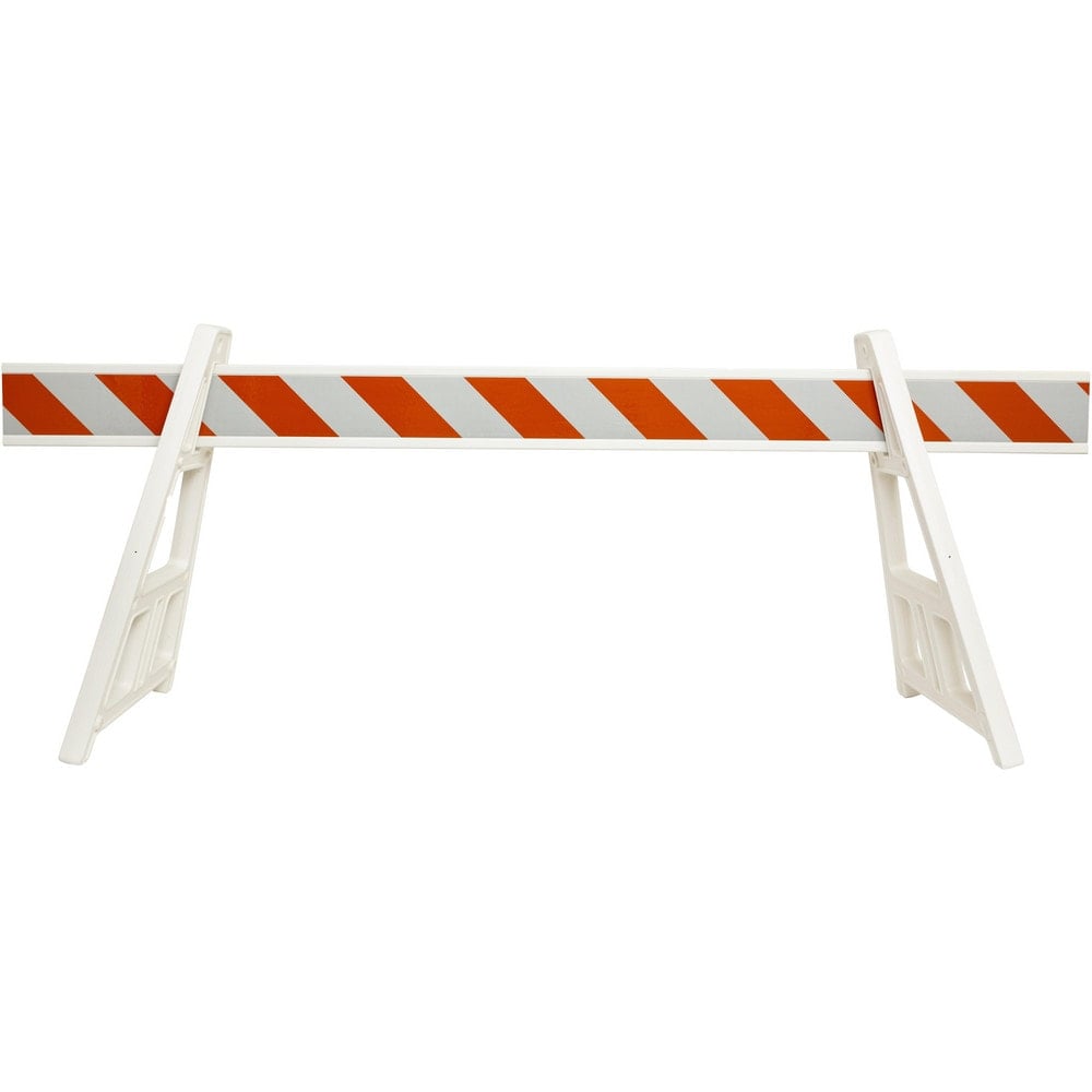 Traffic Barricades, Barricade Type: Type 1 Barricade , Barricade Height (Inch): 44 , Material: HDPE , Barricade Width (Inch): 29 , Height (Inch): 44  MPN:96BARSAFEWEGG1