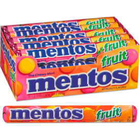 Mentos® Chewy Mints 1.32 oz. Mixed Fruit 15 Rolls/Box VAM4181