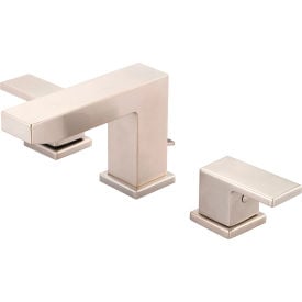 Pioneer Mod 3MO200-BN Two Handle Bathroom Widespread Faucet with Pop-Up PVD Brushed Nickel 3MO200-BN