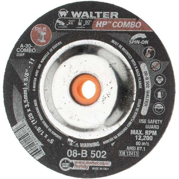 Depressed Grinding Wheel:  Type 27,  5