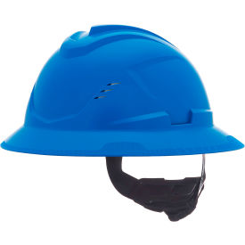 MSA Safety V-Gard C1™ Full Brim Hard Hat Vented Fas-Trac III Blue - Pkg Qty 16 10215830