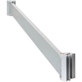 Lavi Industries Beltrac® Straight Rigid Rail Assembly 4'L Satin Aluminum 50-RRA100/4/C