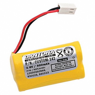 Battery 3.6V Nickel Cadmium Dantona MPN:CUSTOM-142