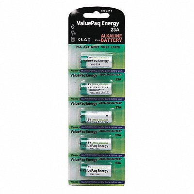 Battery 12V Alkaline Dantona 5 Pack MPN:VAL-23A-5