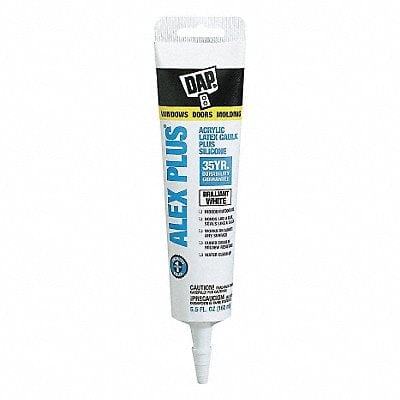 Silicone Caulk White Alex Plus MPN:18128