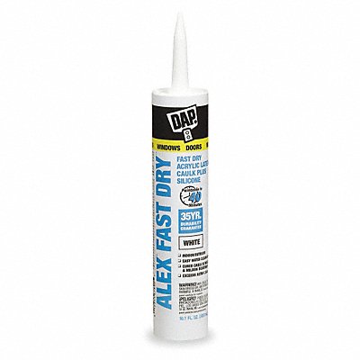 Silicone Caulk White Alex Fast Dry MPN:18425