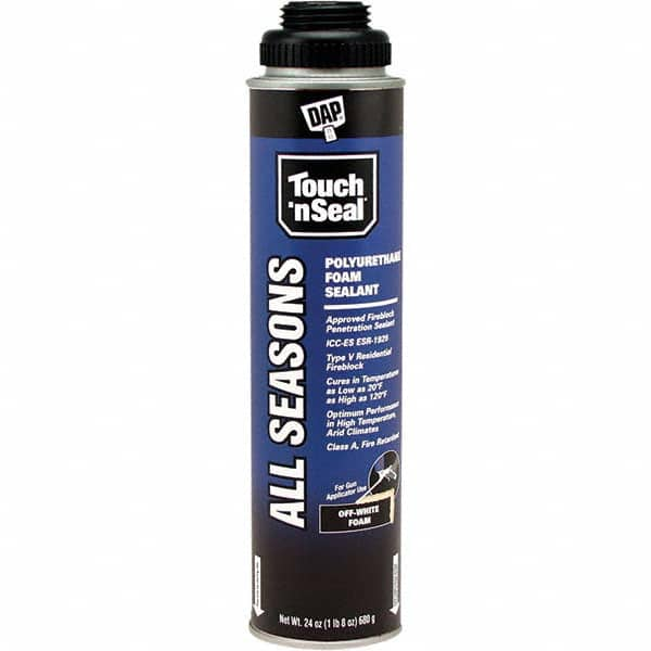 Foam: 24 oz Aerosol, Off-White, Polyurethane MPN:00044