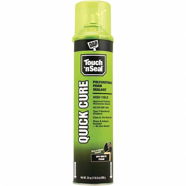 Foam: 24 oz Aerosol, Off-White, Polyurethane MPN:00058