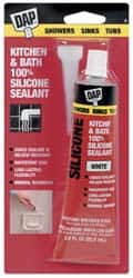 Joint Sealant: 2.8 oz Tube, White, RTV Silicone MPN:7079800750