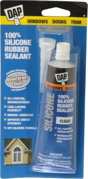 Joint Sealant: 2.8 oz Tube, Clear, RTV Silicone MPN:7079800753