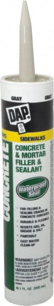 Filler & Repair Caulk: 10.1 oz Cartridge, Gray, Acrylic & Latex MPN:7079818096