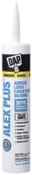 Caulk: 10.1 oz Cartridge, White, Acrylic & Latex MPN:7079818152