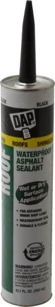 Joint Sealant: 10.1 oz Cartridge, Black, Asphalt MPN:7079818268