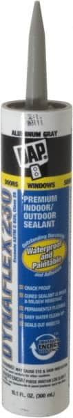 Caulk: 10.1 oz Cartridge, Gray, Acrylic & Latex MPN:7079818286