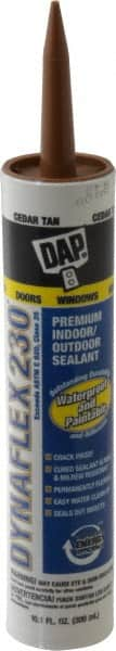 Caulk: 10.1 oz Cartridge, Tan, Acrylic & Latex MPN:7079818412