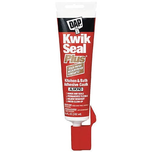 Caulk: 5.5 oz Tube, Off-White, Acrylic & Latex MPN:7079818539