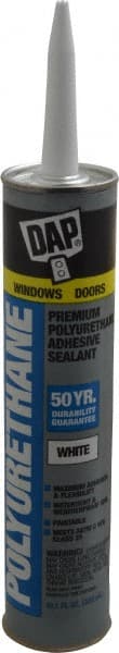 Joint Sealant: 10.1 oz Cartridge, White, Polyurethane MPN:7079818810