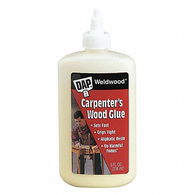 Wood Glue 8 fl oz Bottle Container MPN:00497