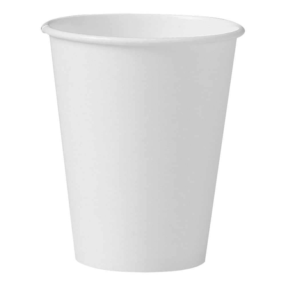 Solo Cup Hot Cup, White, 8 Oz, Pack Of 1,000 MPN:378W-2050