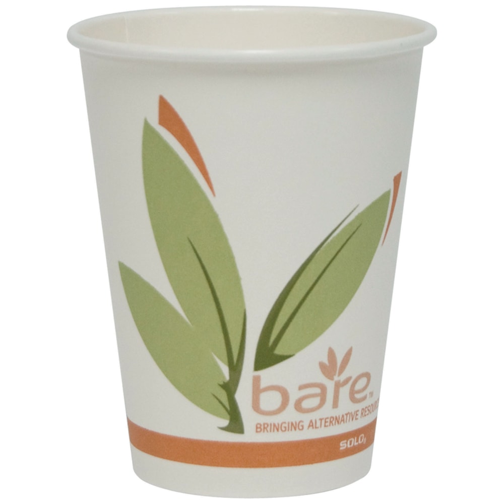 Solo Cup Bare Hot Cups, 12 Oz., Pack Of 50 (Min Order Qty 8) MPN:412RCN-J8484