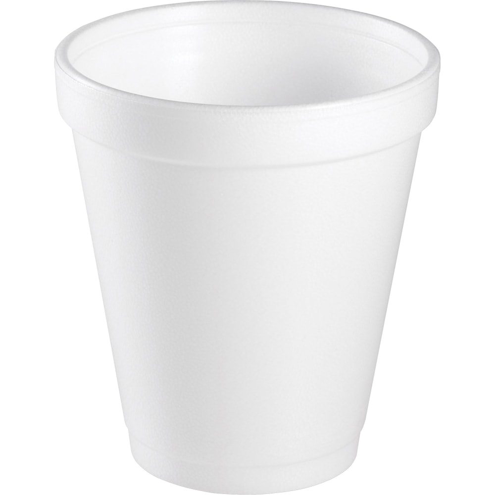 Dart Insulated Foam Drinking Cups, White, 8 Oz, Box Of 1,000 Cups (Min Order Qty 2) MPN:8J8