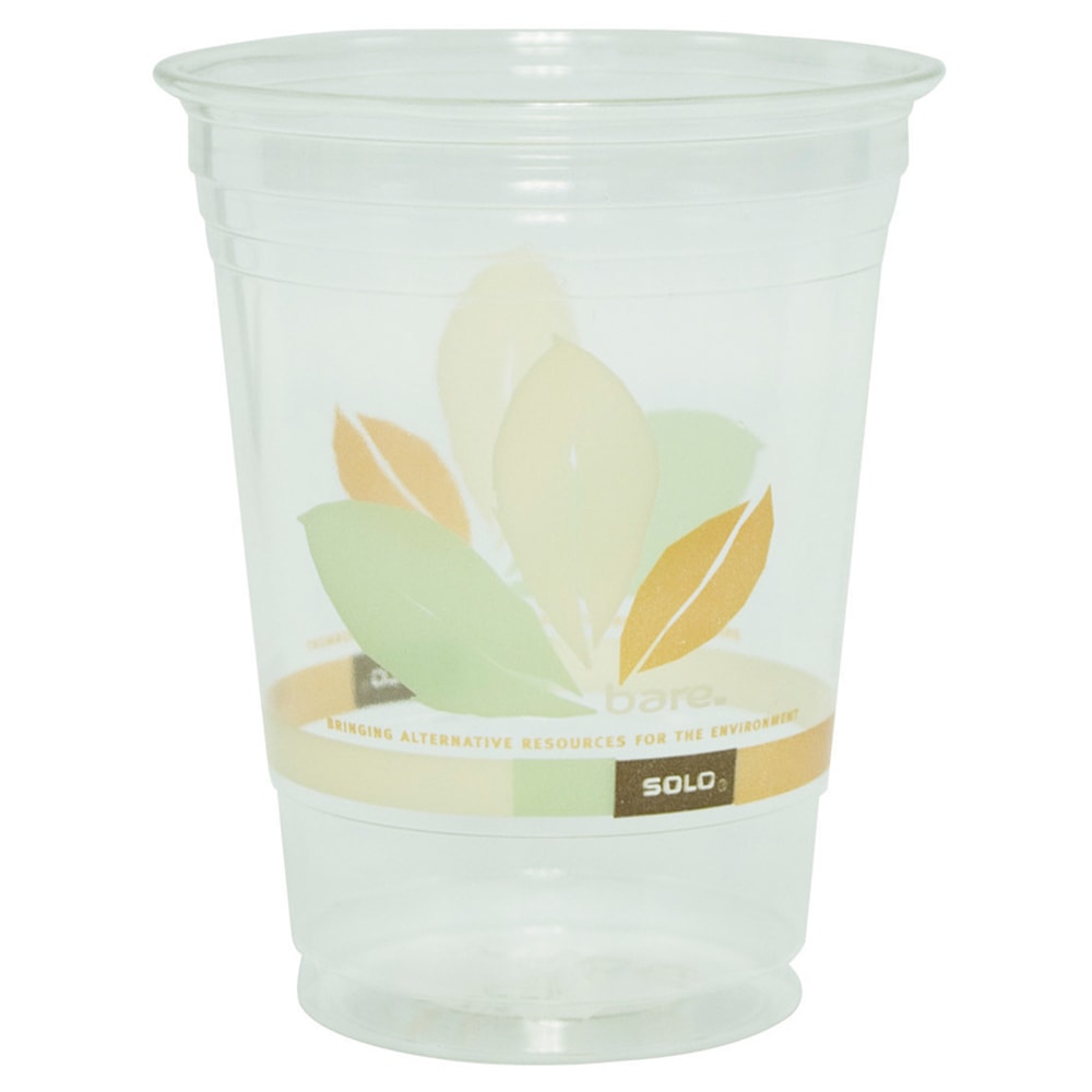 Solo Cup Cold Drink Cups, 16 Oz., Clear, Pack Of 50 (Min Order Qty 5) MPN:RTP16DBARE