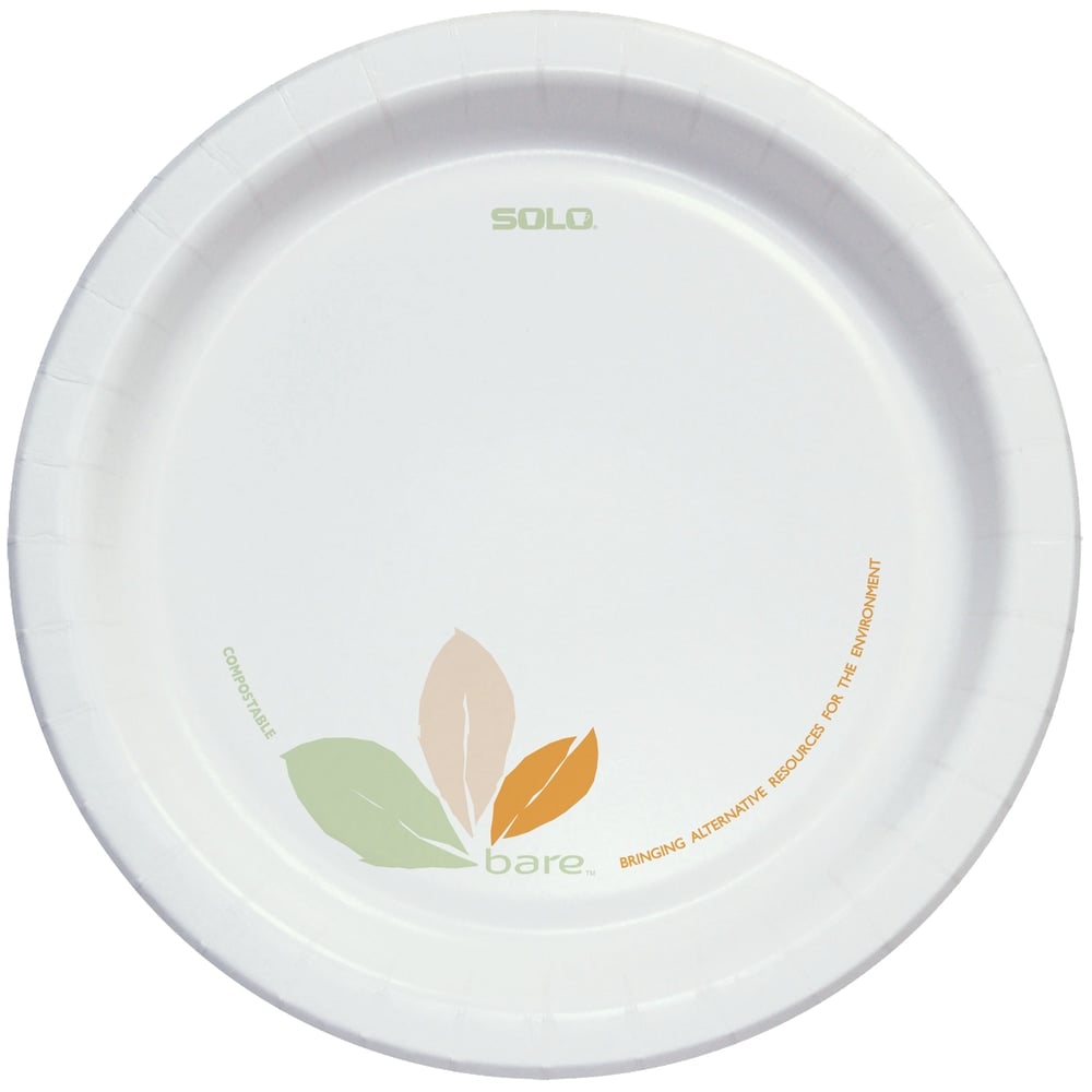 Solo Cup Bare Heavyweight Paper Plates Perfect Pak, 8-1/2in, Case Of 250 Plates MPN:OFMP9-J7234