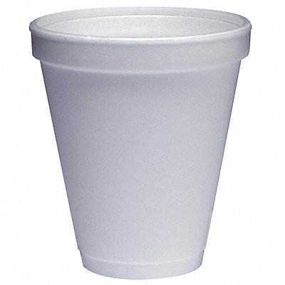 Disp Hot/Cold Cup 12oz White Foam PK1000 MPN:12J16