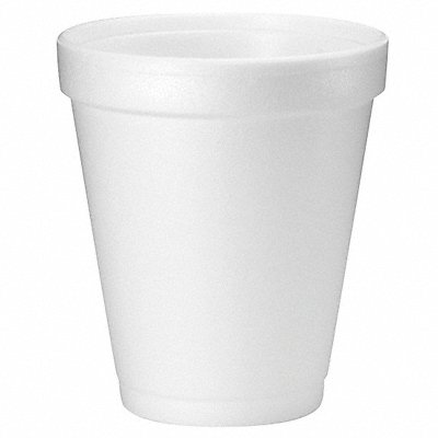 Disp Hot/Cold Cup 8 oz White Foam PK1000 MPN:8J8