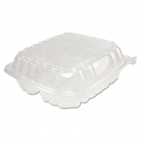 ClearSeal Hinged-Lid Plastic Containers, 8 1/4 x 3 x 8 1/4, Clear 125/PK 2 PK/CT MPN:DCCC90PST3