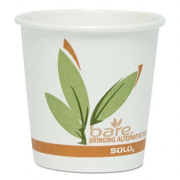 Bare by Solo Eco-Forward Recycled Content PCF Paper Hot Cups, 10 oz, 1,000/Ct MPN:SCC370RC