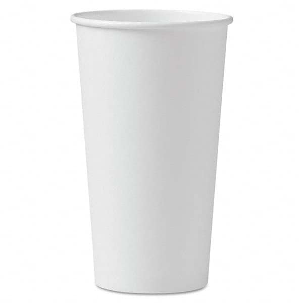 Polycoated Hot Paper Cups, 20 oz, White, 600/Carton MPN:SCC420W