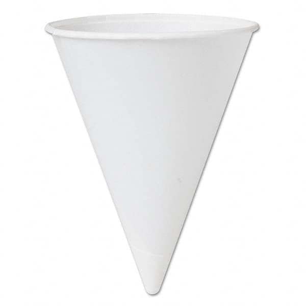 Bare Treated Paper Cone Water Cups, 4-1/4 oz, White, 200/Bag MPN:SCC42BR