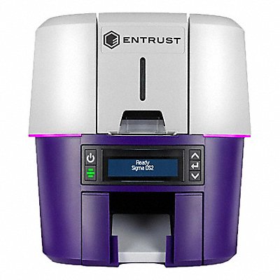 ID Card Printer Gray/Purple Single-Sided MPN:525301-001