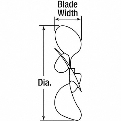 Propeller Dia 5 In 35 Deg Pitch MPN:2PYN7