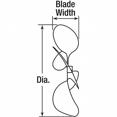 Propeller Dia 3 1/2 In 37 Deg Pitch MPN:2PYP9