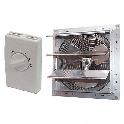 DAYTON Alu/Steel 8 H 15.25 W Exhst Fan MPN:347HX8