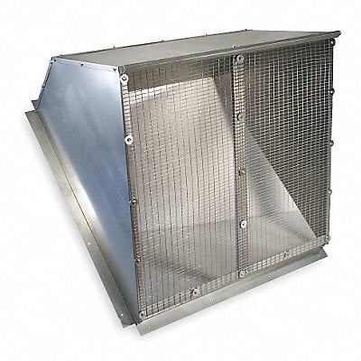 Weatherhood 24In Bld Galv Steel 28 1/8In MPN:1WBV9