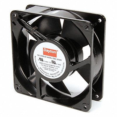 Axial Fan Square 4-11/16 H 102/92 CFM MPN:3VU65