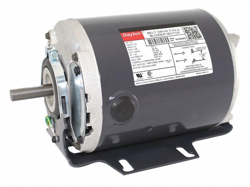 Motor 1/3 HP 1725 rpm 48 115V MPN:3K384