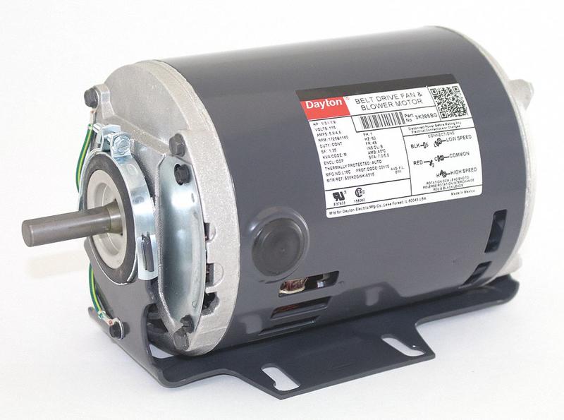 Motor 1/9 1/3 HP 1725/1140 rpm 48 115V MPN:3K386